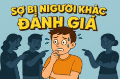 SỢ BỊ NGƯỜI KHÁC ĐÁNH GIÁ: 3 CÁCH XÁC NHẬN