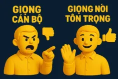 Giọng cán bộ - Vì sao bạn càng "ra lệnh" thì người khác càng không nể?